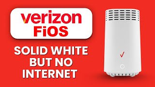 Fios Cr1000a Solid White But No Internet Connection Fix