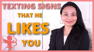 TEXTING SIGNS THAT HE LIKES YOU    ||    ONLINE DATING