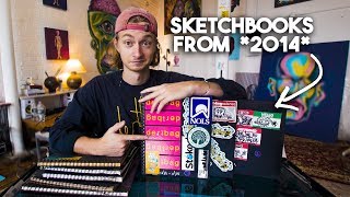 My OLDEST Sketchbooks | Sketchbook Flipthrough