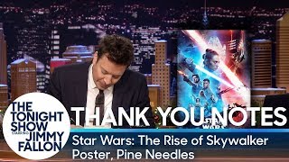 Thank You Notes: Star Wars: The Rise of Skywalker Poster, Pine Needles