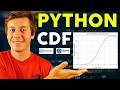 Mastering CDF (Cumulative Distribution Function) in Python: A Complete Guide (Scipy & Numpy)