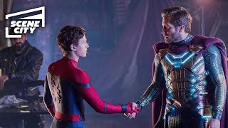 Spider-Man Far From Home: Peter Meets Mysterio (JAKE GYLLENHAAL, TOM HOLLAND SCE