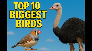 Top 10 BIGGEST Birds in the World