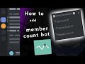 Member Count Bot setup and tutorial | Discord tutorial 2019 | very easy on android\ios