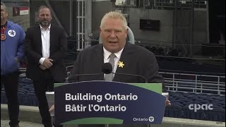 Ontario Premier Doug Ford discusses redevelopment plan for Ontario Place  – April 18, 2023