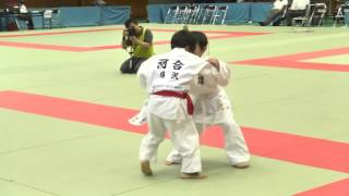 第８回スポーツひのまるキッズ東海小学生柔道大会－2年生男女混合軽量級決勝戦