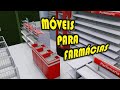 Móveis para Farmácia - Projeto 3D 3308 - cliente: Théllen