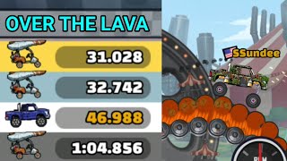 OVER THE LAVA MAP IN COMMUNITY SHOWCASE - Hill Climb Racing 2