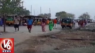 3 Year Old Boy Trampled To Death By Cattle Near Vemulawada Raja Rajeshwara Swamy Temple | V6 News