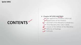 Tamil Nadu Second Year Chapter 4 - LORD HASTINGS - Summary