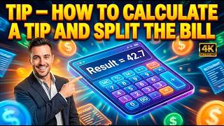 Tip Calculator — How to Calculate a Tip and Split the Bill