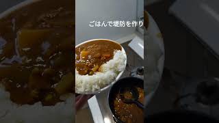 【ダムカレー】は盛り付け注意！　朝、昼、晩、カレー😋