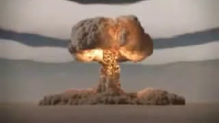 Atomic Bomb explosion in reverse.