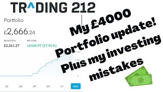 My £4000 Portfolio Update! Plus my Investing Mistakes