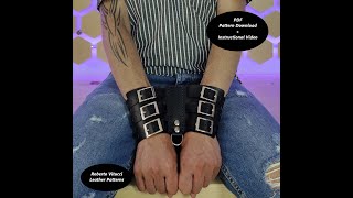 How to make Leather Wrists Restraints - DIY - Instructional Video