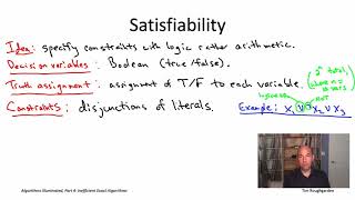 Algorithms for NP-Hard Problems (Section 21.5: Satisfiability Solvers)