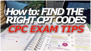LOOK UP 2021 CPT CODES | CPC EXAM TIPS FOR MEDICAL CODING!