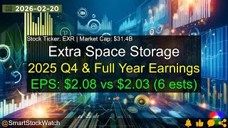 Extra Space Storage (EXR|$31.4B) - 2025 Q4 & Full Year Earnings Analysis