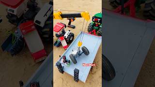 Rc hydra crane loading rc steering of rc tractor swaraj 855