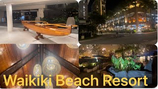 Waikiki Outriggers Beach Resort Night View
