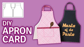 DIY Apron Card - Free Template - SVG PDF File