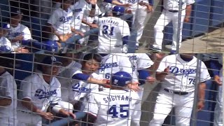 2019.5.22【中日ドラゴンズ２軍戦】渡辺勝＆杉山翔大 ２者連続ホームラン