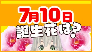 【花言葉】7月10日の誕生花は？／花白もか