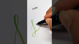 Leila Lettering Shorts