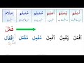 l 6 basic arabic salasi mazeed ifa al ifaal ثلاثی مزید افعال sulasi mazeed feeh ابواب مزید فیہ