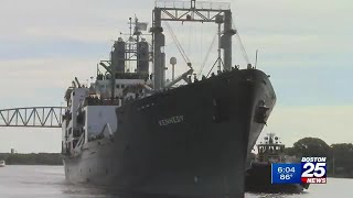 Mass Maritime training ship TS Kennedy involved in near-land strike