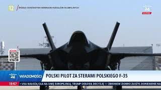 Pierwszy lot polskiego pilota za sterami F-35