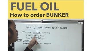 Very easy way on How to ORDER FUEL OIL Bunker on board ship