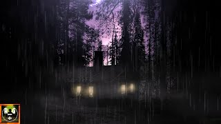 Thunderstorm Sounds with Rain, Thunder and Sounds of Owls and Wolves for Sleep, Study, Relax