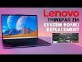 How to Replace the System Board on Lenovo ThinkPad Z16 - Complete Repair Guide #lenovothinkpad