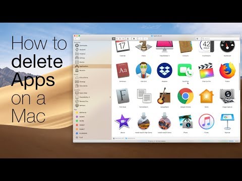 How to delete apps on a Mac