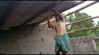 Over roofing asbestos | Farm house construction