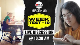 Week Test - 10 | Live Discussion | TNPSC Group 2A Mains | Mission 80