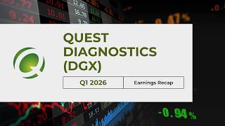 $DGX Quest Diagnostics Q1 2026 Earnings | AI, Alzheimer’s Test, HUGE Growth