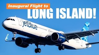 TRIP REPORT | jetBlue's Inaugural Flight to Long Island! Orlando (MCO) to Islip (ISP) in Economy