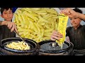 11 Years Old Kid Selling French Fries 🍟 Street Food Afghani Fries Recipe | Hardworking Afghani Boy