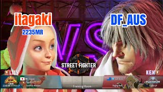 Street Fighter 6 | itagaki 2235MR (Lily) vs DF_AUS (Ken) | SF6