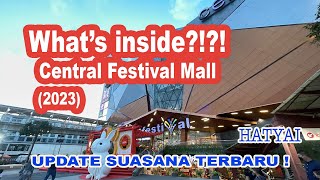 Walking around Central festival hatyai mall thailand