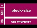 CSS Property : block-size explained !