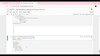Day 19 - 100 days python code challenge