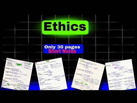 Making Short Notes For Ethics Gs4 This Is How You Should Make
