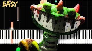 Pianosaurus Jingle - Poppy Playtime Chapter 4 (Easy Piano Tutorial)