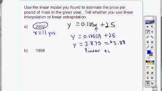 Linear Interpolation vs. Linear Extrapolation