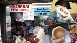 Shanghai Fried Siopao- eating thicc dimsum in a sketchy alley, Ongpin, Binondo, Manila, Philippines