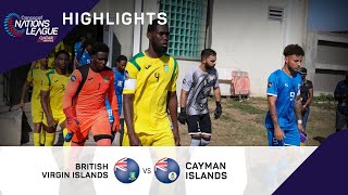 Concacaf Nations League 2022 Highlights | British Virgin Islands vs Cayman Islands