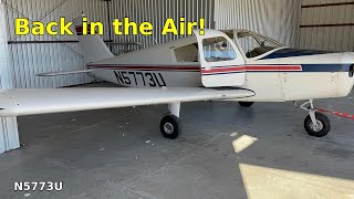 Return Flight After Annual Maintenance | Piper Cherokee PA-28-140